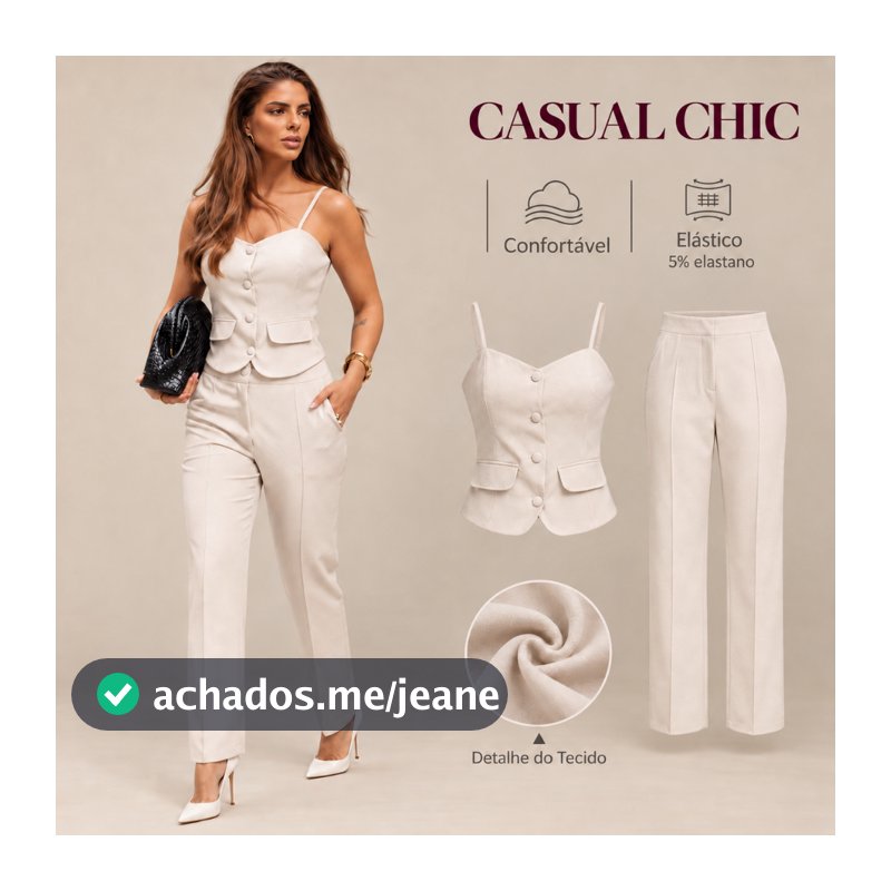 CONJUNTO CROPPED COM CALÇA SKINNY TECIDO PREMIUM ELEGANTE E CHIQUE MODELADOR POSTAMOS NO MESMO DIA
