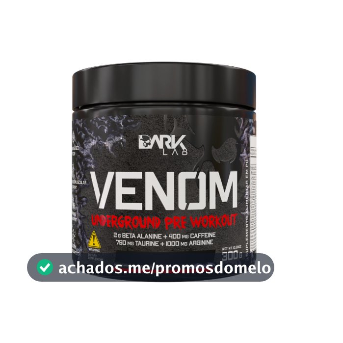 Pré Treino Venom Underground Pre Workout 300g Dark Lab