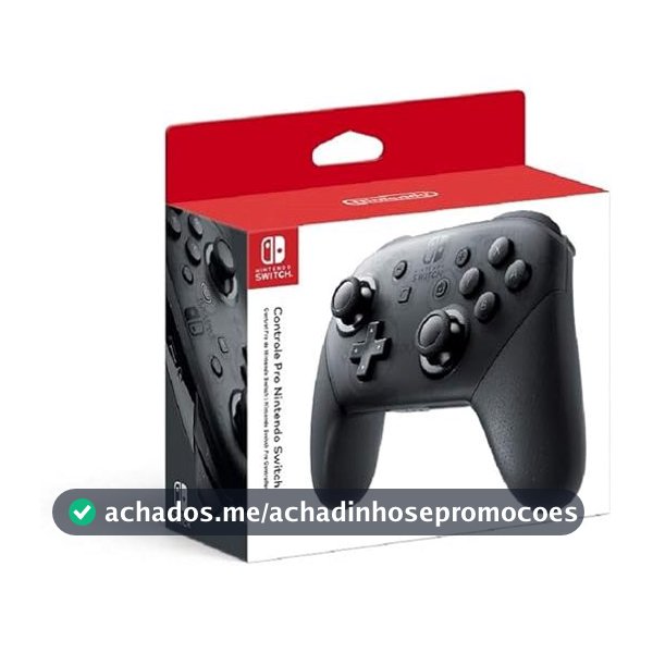 Controle Nintendo Switch Pro, Preto