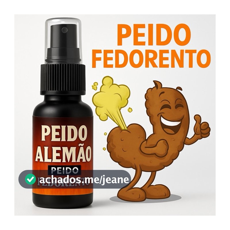 Peido Alemão - Peido Pronto Pum Pegadinha Super Forte 30ml
