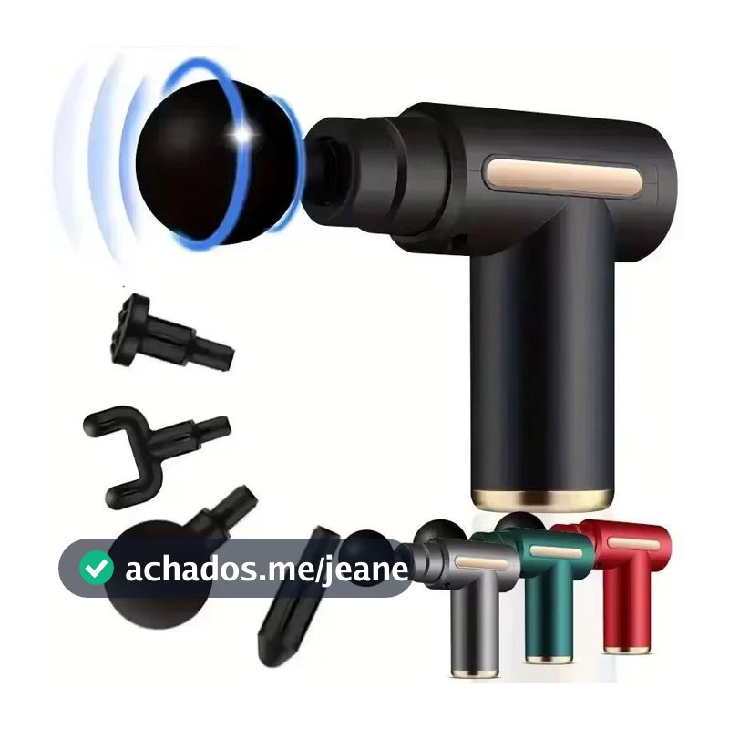 Massageador Elétrico Profissional Muscular Pistola Portátil Original Massagem confortavel