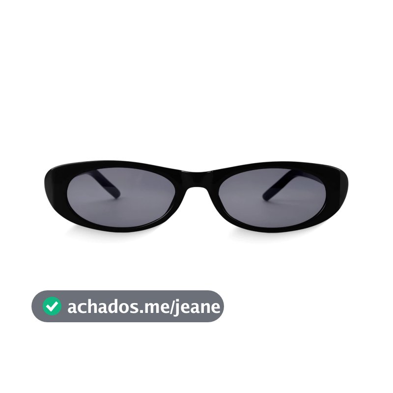 Óculos De Sol Feminino Saint Germain Amalfi Preto Uv400 Oval