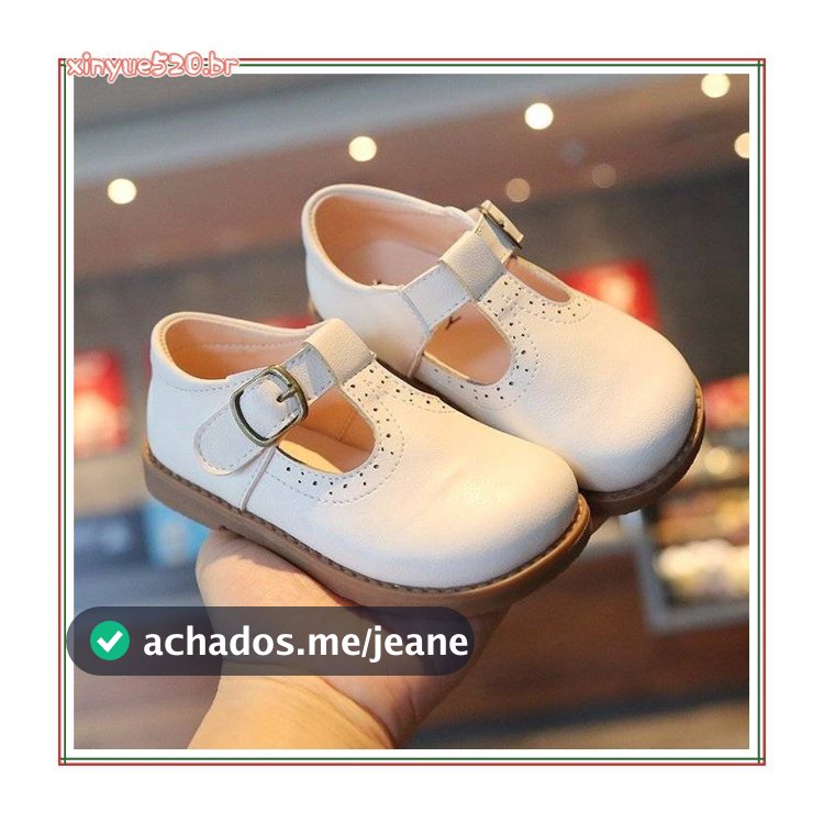 Mocassins Infantis Minimalistas Cor Única Com Velcro Antiderrapante Para Crianças De 2-6 Anos