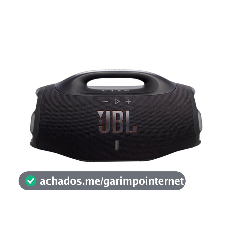 Caixa de Som Jbl Boombox 4 Bluetooth 34h Ip68 210rms Preta