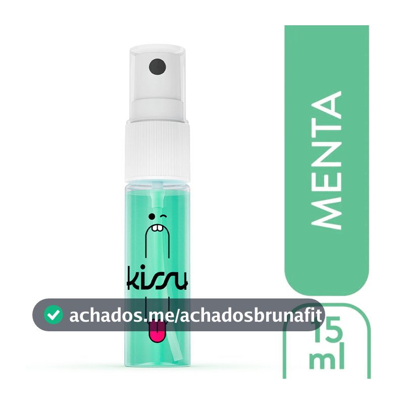 Spray Bucal Kissu Menta – Hálito Refrescante e Confiança (15ml)
