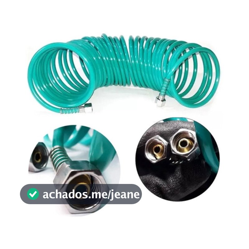 Mangueira De Ar Espiral 10m 1/4 Npt Stels – 5700455