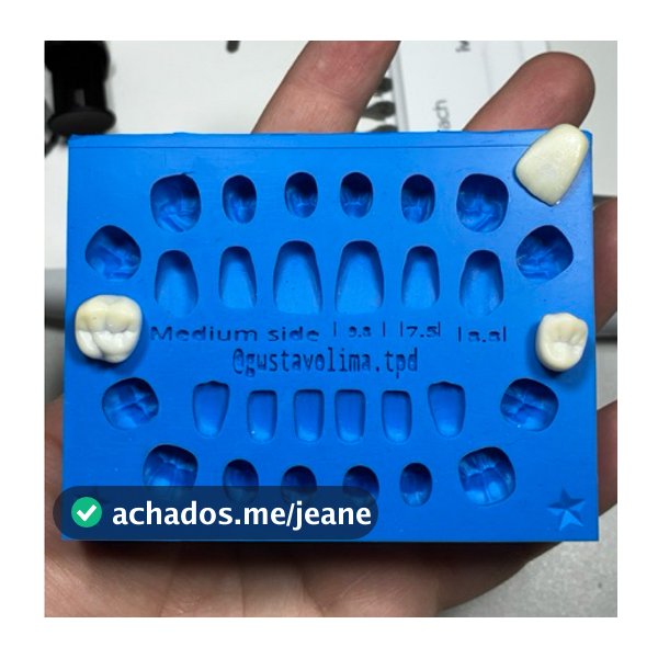 Matriz para provisórios odontológico TAMANHO MÉDIO E GRANDE