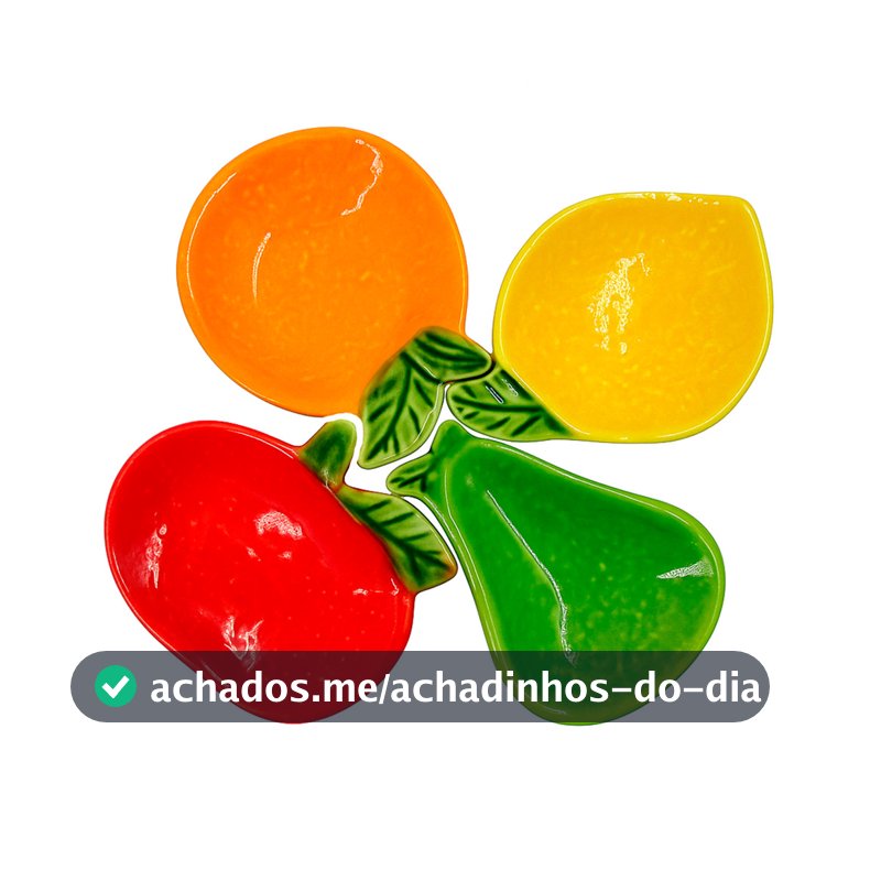 Mini Bowl Fruta em Cerâmica Louça Decoração para Mesa Posta Molhos Geleias