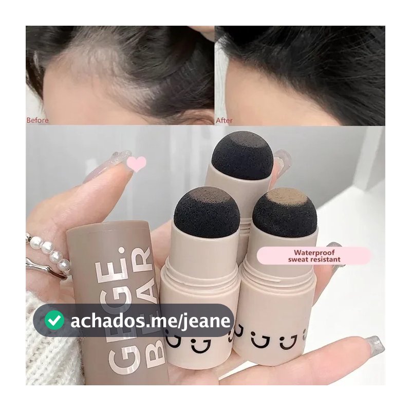 Natural , À Prova De Suor , De Longa Duração-Caneta Reparadora De Linha Capilar-Maquiagem Ferramenta De Beleza-Cobertura Da Borda Raiz Do Cabelo-Tintura De Contorno Castanha Preta