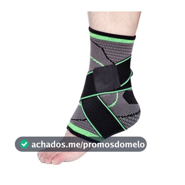 Tornozeleira Ortopedica Esportiva Compressão Estabilizadora Elastica Esportes Futebol Cross Fit Basket Volei Treino Unissex