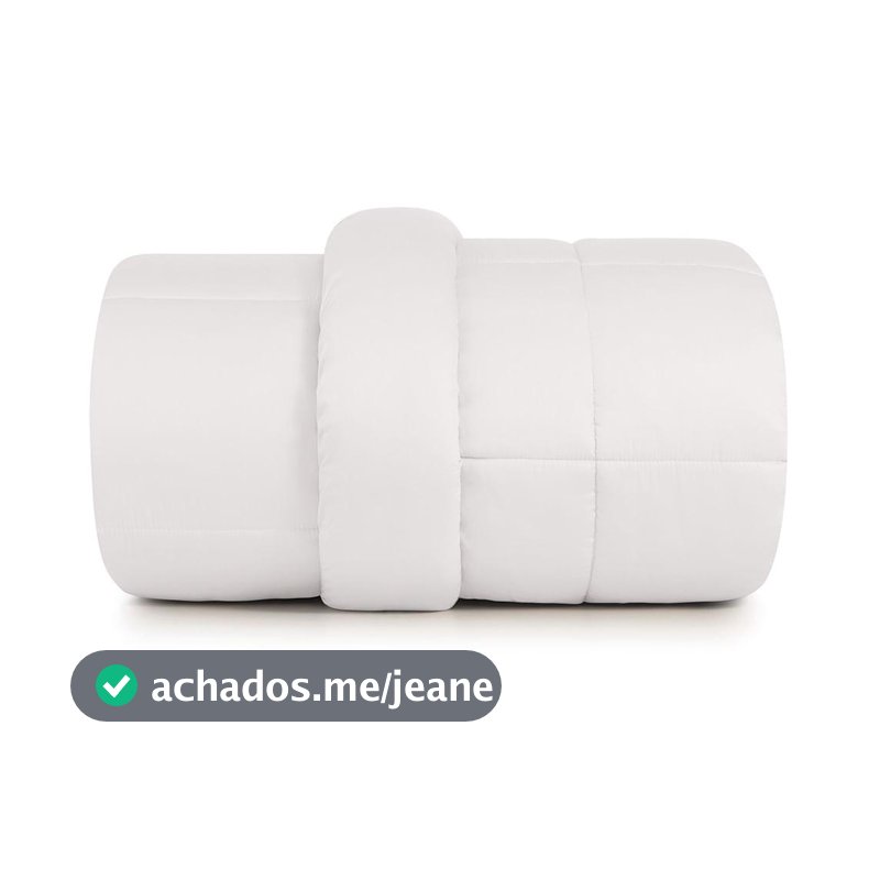 Edredom Casal Altenburg Algodão Lux 200 Fios Plumi Branco