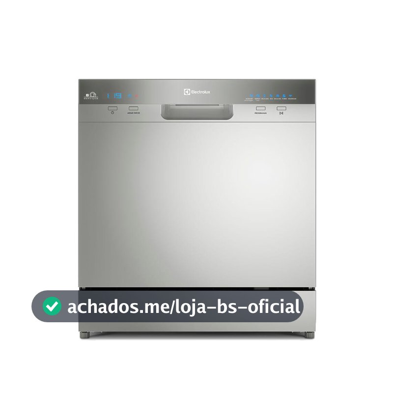 Lava-Louças Electrolux 8 Serviços Inox com Função Higienizar (LL08S)
