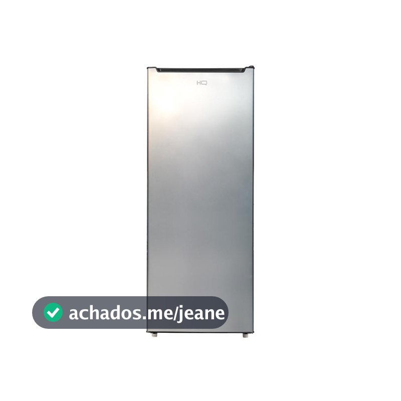 Freezer e Conservador Vertical HQ 210 Litros Preto/Inox HQ-210FV/RDFL