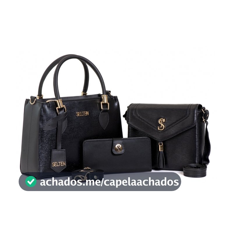 Kit Bolsa Lorena Transversal Alça Ajustável Tote Bolsa Tiracolo Modelo Tampa Lançamento com Carteira