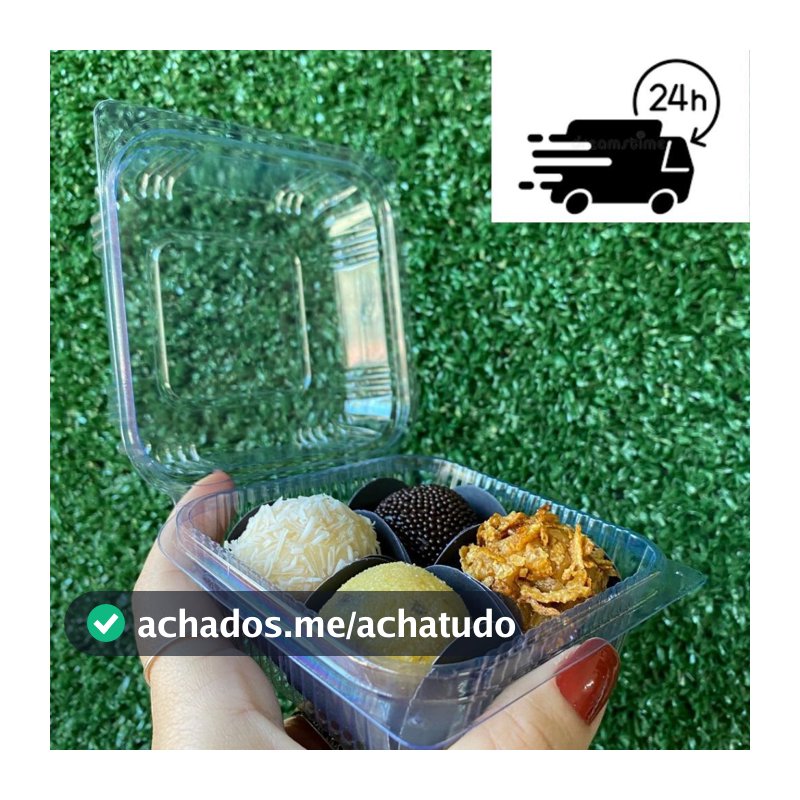 Embalagem para Bolo Doces Sobremesa - Doce Quadrado (NP641) C/ 100 UNIDADES