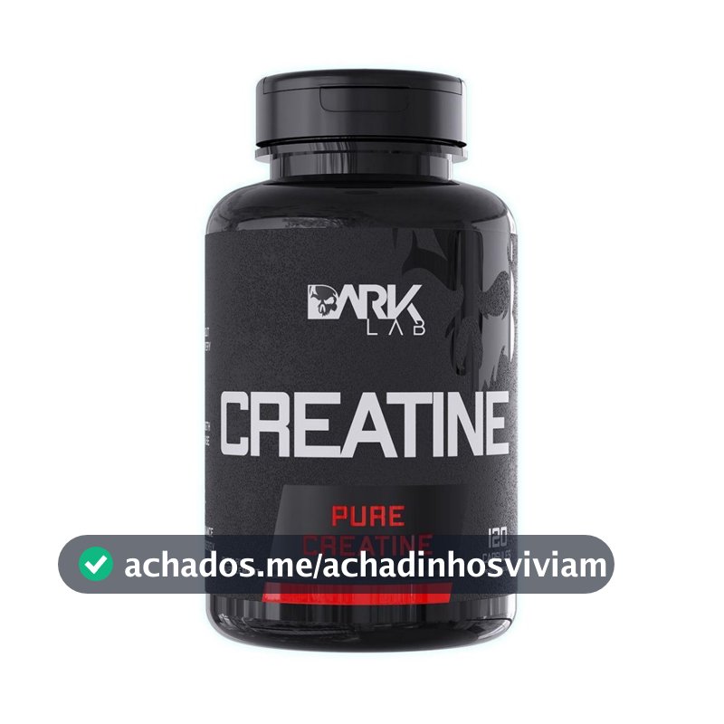 Creatina Monohidratada 100% Pura 120 Cápsulas Dark Lab - Creatina Pura em Cápsula
