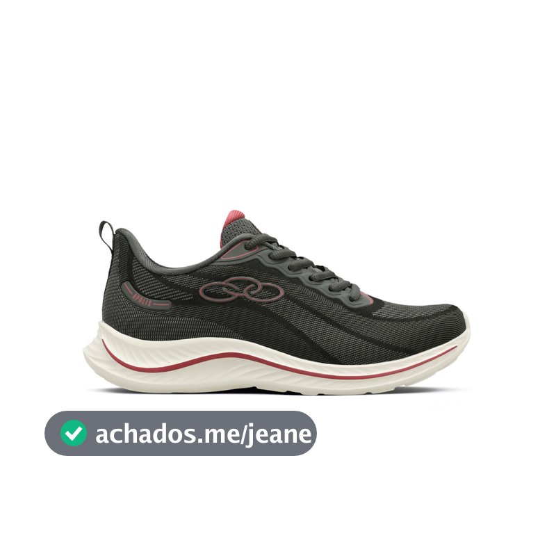 Tenis Feminino Olympikus Apolis Nova Cor Chumbo Hibisco Lançamento