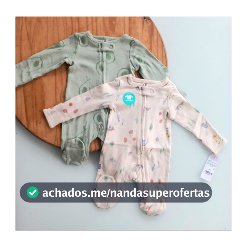 kit pijama baby carters em algodão MENINA ou MENINO