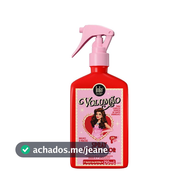 Spray Volumizador Lola Cosmetics Volumao 250ml