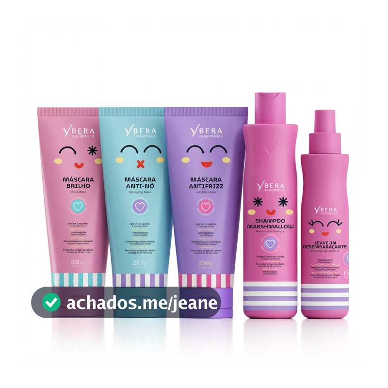 Kit Cronograma Capilar Kids Menina Completo - Fashion Gold
