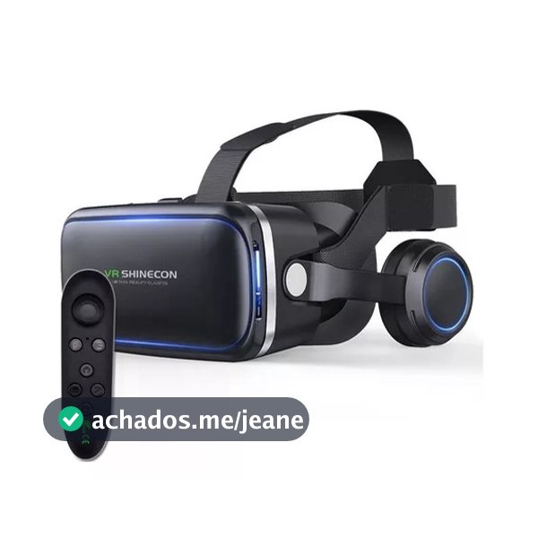 Vr Óculos Realidade Virtual 3d C/ Fone De Ouvido E Controle