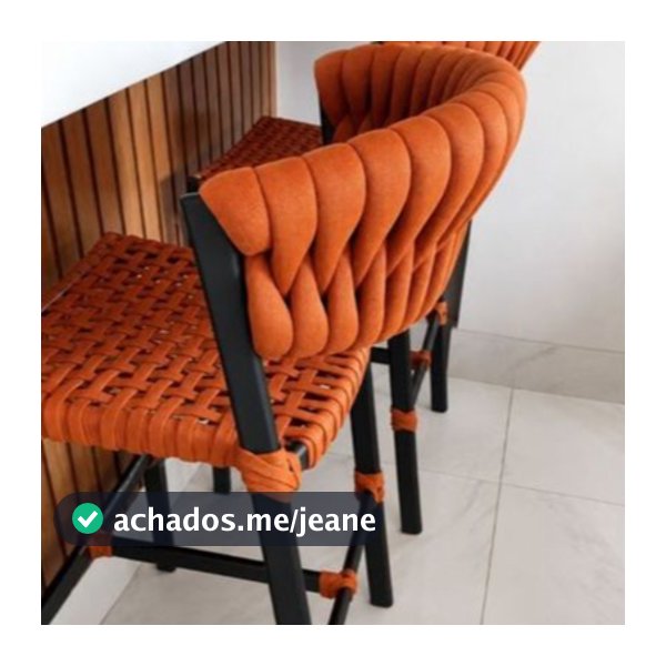 BANQUETA PREMIUM GOLD (1 UNIDADE) ESTRUTURA 2 -ALUMINIO E TRICO NAUTICO S/B