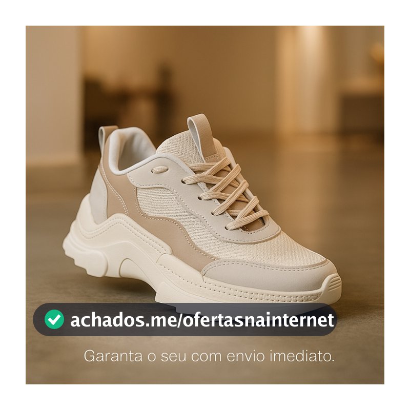 Tênis Feminino Tratorado Sneaker Plataforma, Confortável e Resistente Original Qualidade Premium