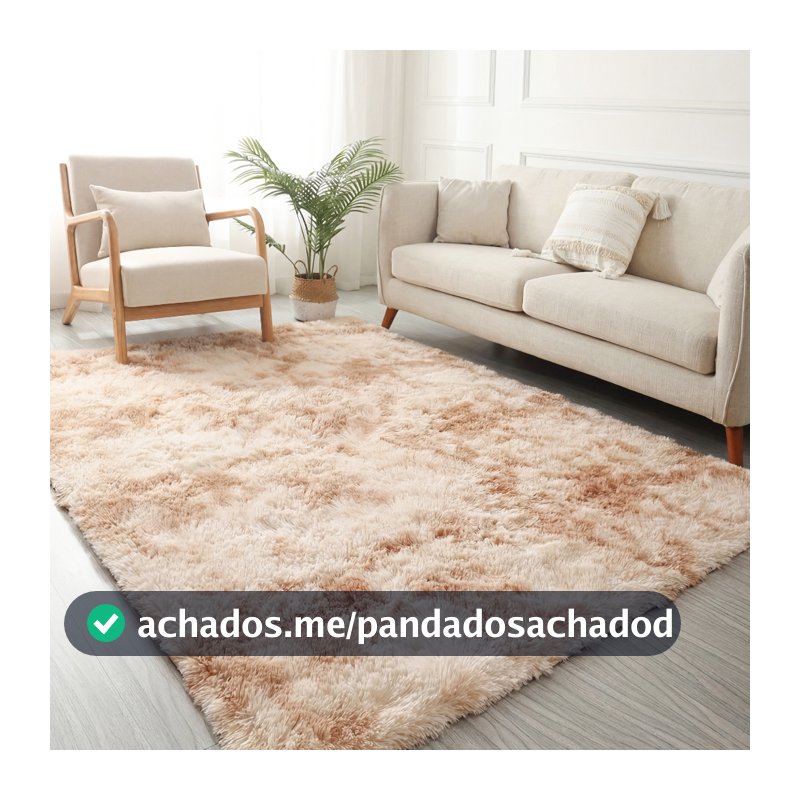 Tapete Sala 2,00x1,50 Peludo 4 Cm De Altura Shaggy Promoção