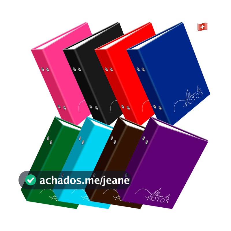 ÁLBUNS LISOS COLORIDOS 10X15 – GUARDE 120 MEMÓRIAS EM GRANDE ESTILO