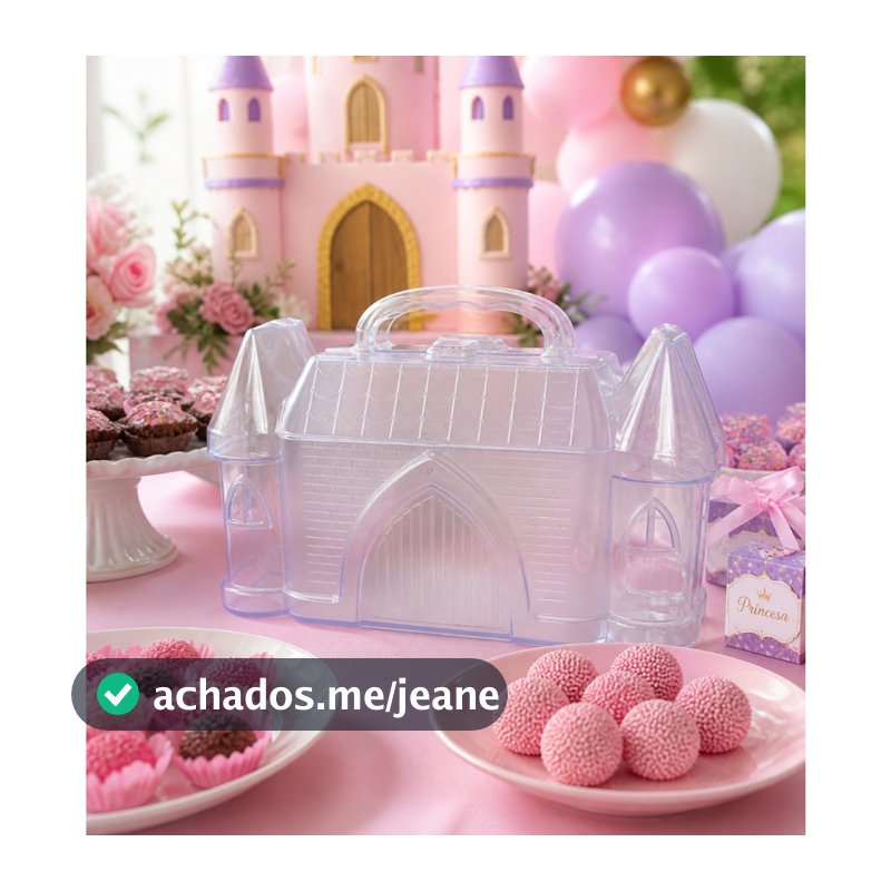 Maletinhas Modelo Castelo - Lembrancinha Festa Aniversário Criança - 05/10/15/20/25/30 Unidades