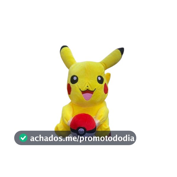 Pelúcia pikachu amarelo 40cm pronta entrega