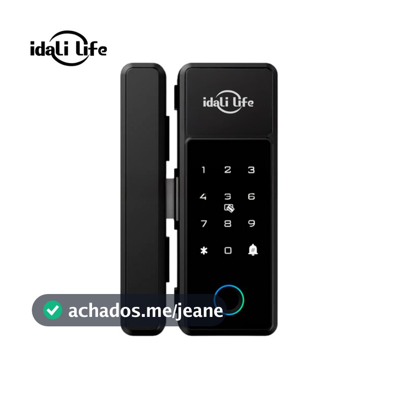 Fechadura Eletrônica Digital com Biometria e Senha Segurança Inteligente IDALI LIFE