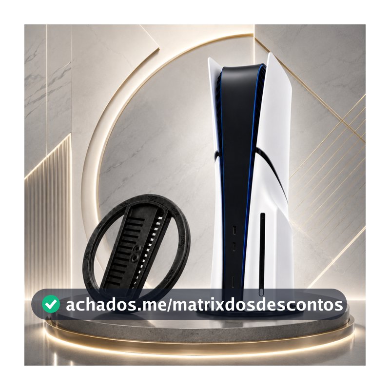 Suporte para Ps5 Playstation 5 Base Vertical Slim Fat Pro Mesa Dock