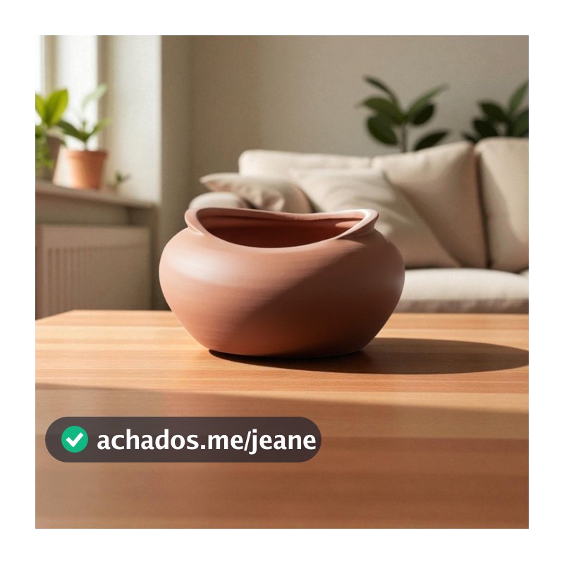 CENTRO DE MESA EM CERAMICA ENFEITE CACHEPOT CORES NEUTRAS COMBINA QUALQUER AMBIENTE