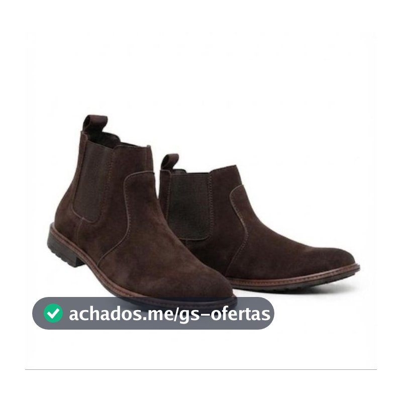Bota Botina Masculina Chelsea camurça casual Country- Conforto e Estilo com Elástico Lateral