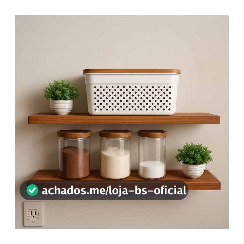 Kit Prateleira de Madeira Com Suporte Invisivel tamanhos  60 50 40 30