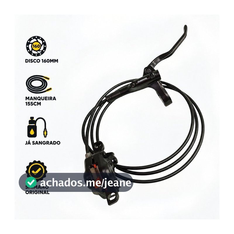 Freio Traseiro Hidraulico Shimano Altus Mt200 Bike de Grau