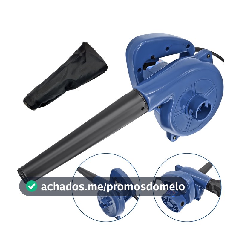 Soprador Aspirador Elétrico Folhas E Resíduos 600w