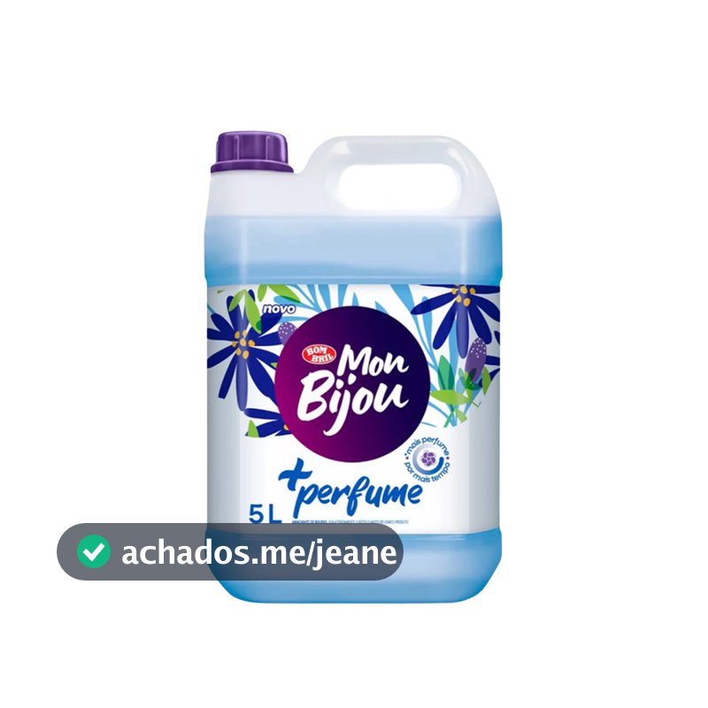 Amaciante Mais Perfume Azul 5L Mon Bijou