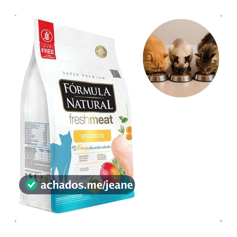 Ração Seca Fórmula Natural Fresh Meat para Gatos Adultos Frango 10,1kg