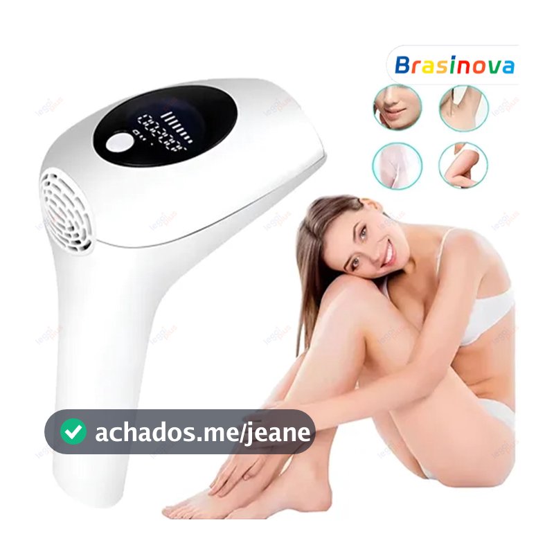 Depilador A Laser Indolor 900 Mil Pulsos 8 Níveis Portátil – Tratamento Eficaz