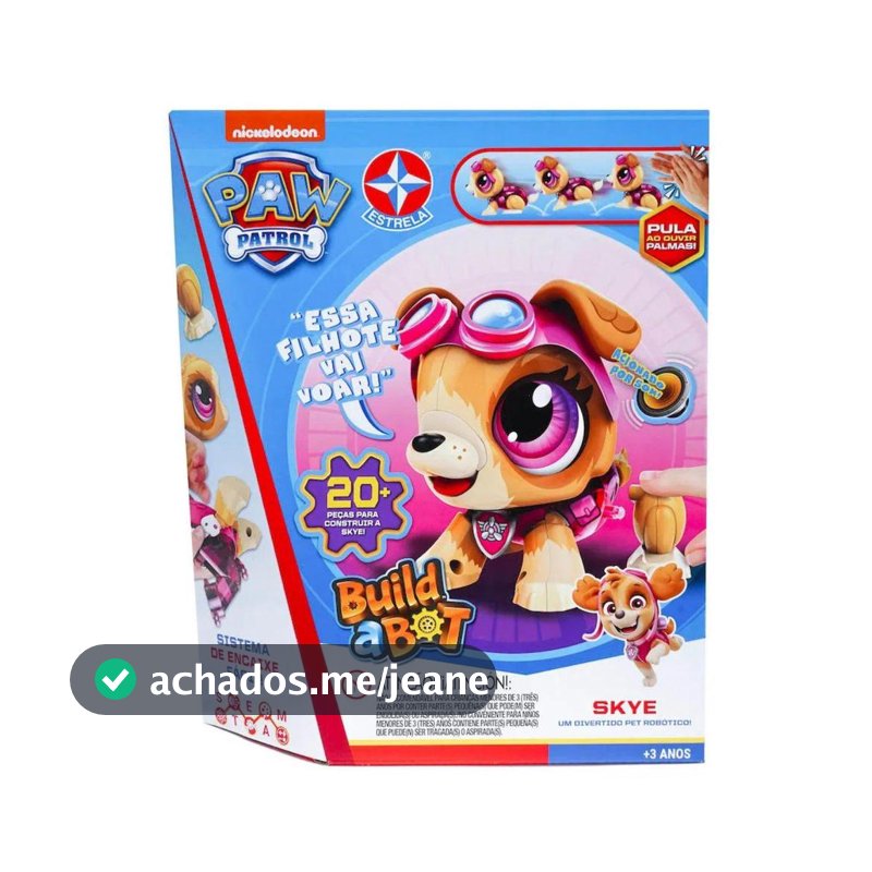 Build a Bot - Patrulha Canina - Skye - Brinquedos Estrela