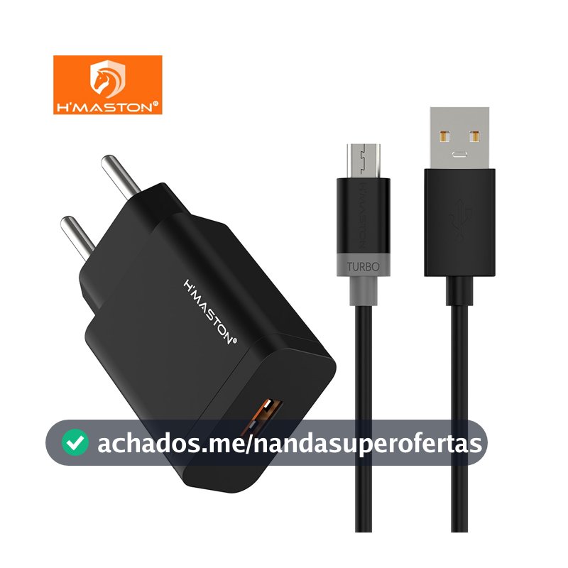H'maston Y59 Carregador Turbo 6A 30w Usb Para Carregador mais rápido