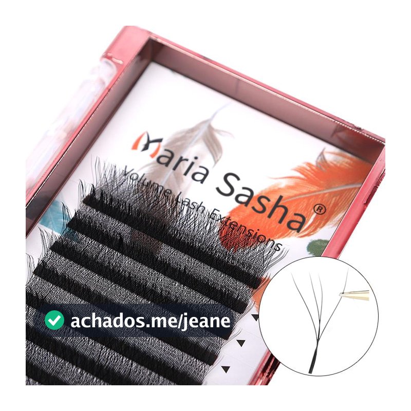Maria 4D W Em Forma De Feixe Extensões De Cílios Ventilador Volume Maquiagem Etiqueta Privada Atacado