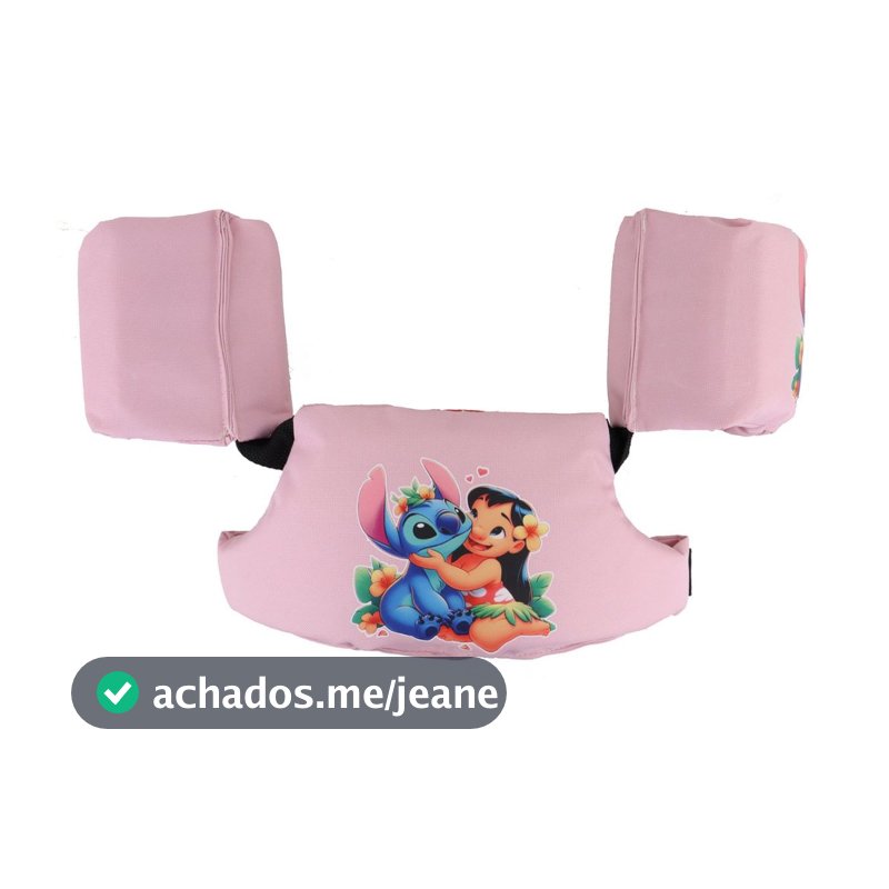Colete Infantil Para Criança de 1 a 6 anos Com Trave De Segurança Boia Flutuante Com Bracelete