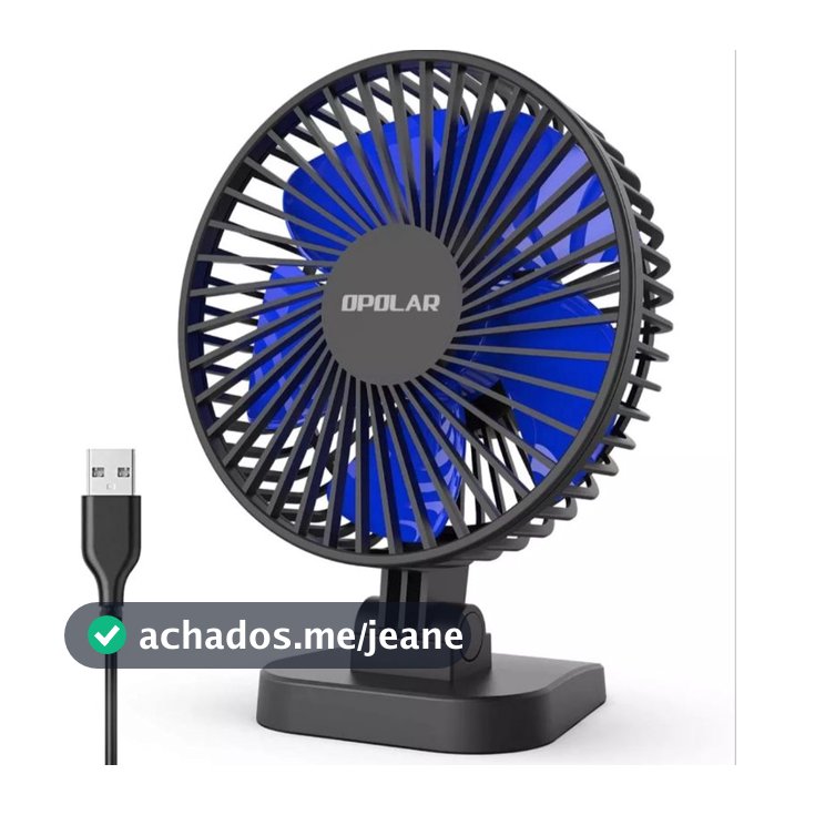 Mini ventilador de mesa usb com refrigeração perfeita,forte fluxo de ar, silencioso e portátil para mesa de escritório, 3 velocidades, cabo de 4.9 pés