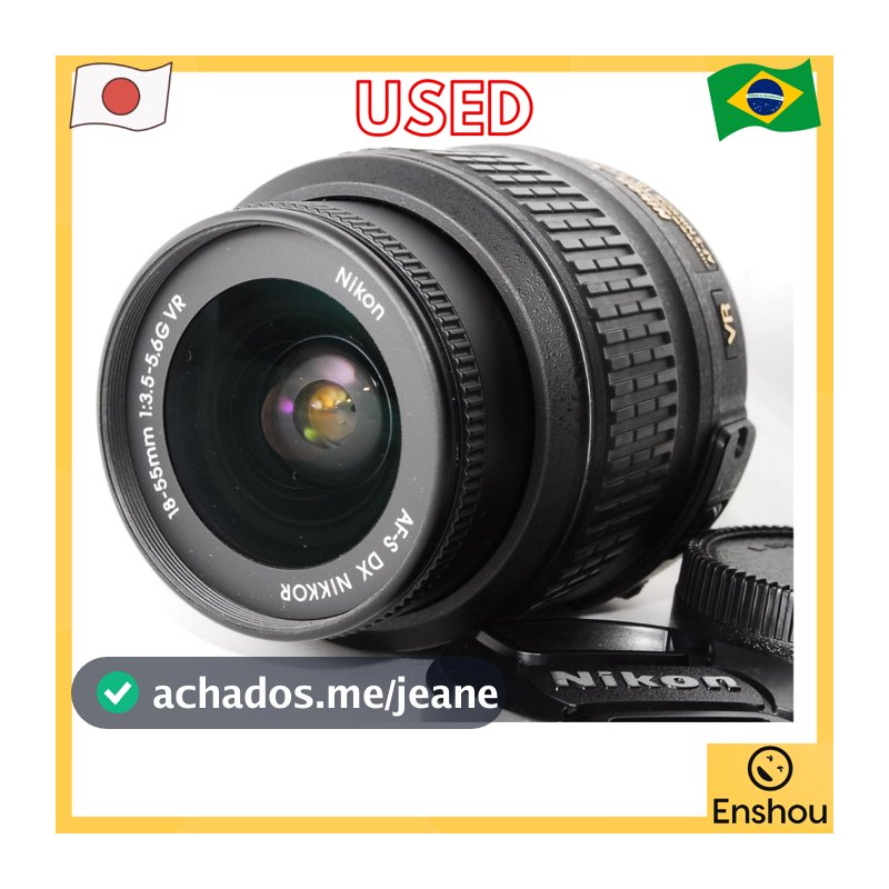 [USED ITEMS]Nikon Standard Zoom Lens AF-S DX NIKKOR 18-55mm f/3.5-5.6G VR — for Nikon DX-format