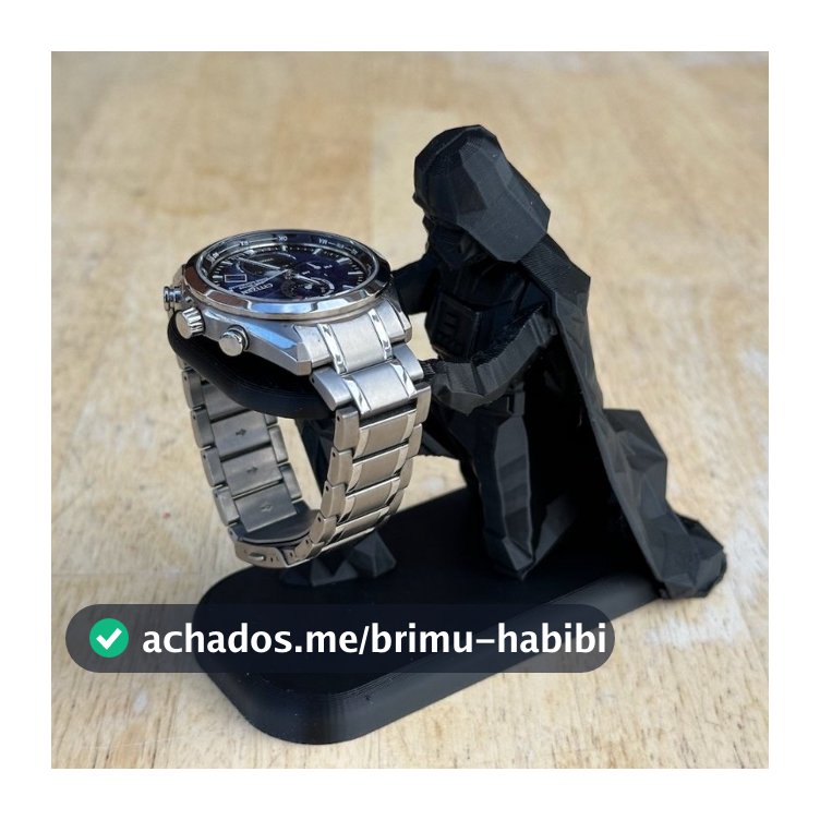 Porta-Relógio Darth Vader – Design Exclusivo para Fãs de Star Wars