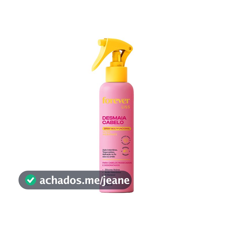 Finalizador Ultra-Hidratante Desmaia Cabelo Forever Liss 200ml