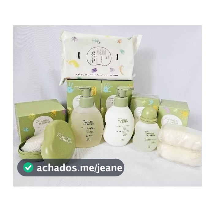 Kit Mamãe e Bebê completo com Saboneteira
